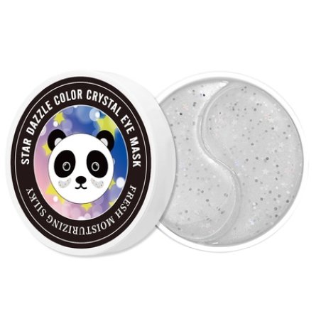 Sersanlove Star Collagen Eye Patches With Hyaluronic Acid And Natural Extracts Colorful Panda - 60 Pieces