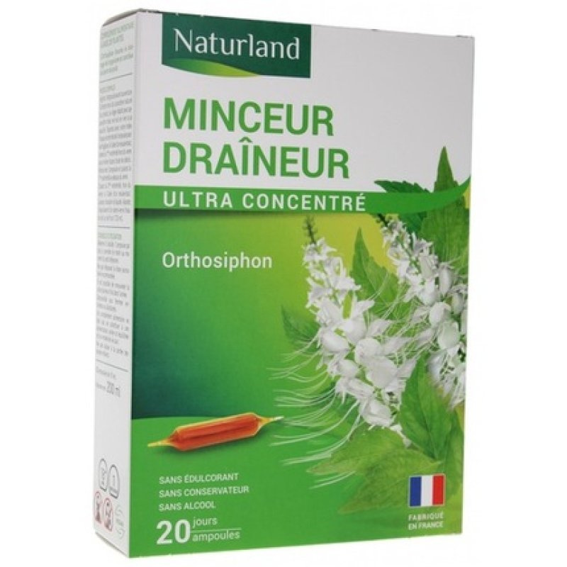 Naturland Drainer Slimming Dietary Supplement 20 Bottles 10ml