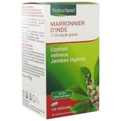 Naturland Horse Chestnut Tree Organic Food Supplement 150 Vegecaps