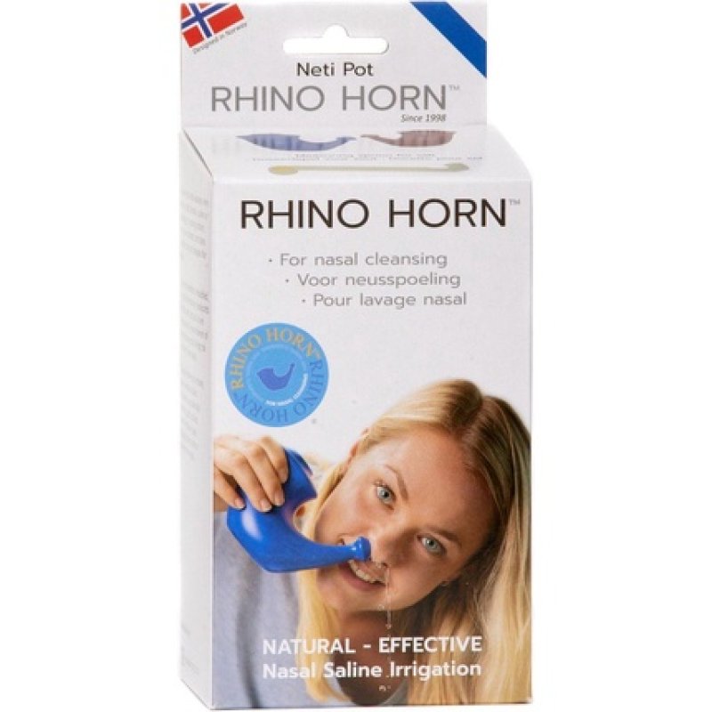 Rhino Horn Nasal Irrigator Blue By Rhino Horn