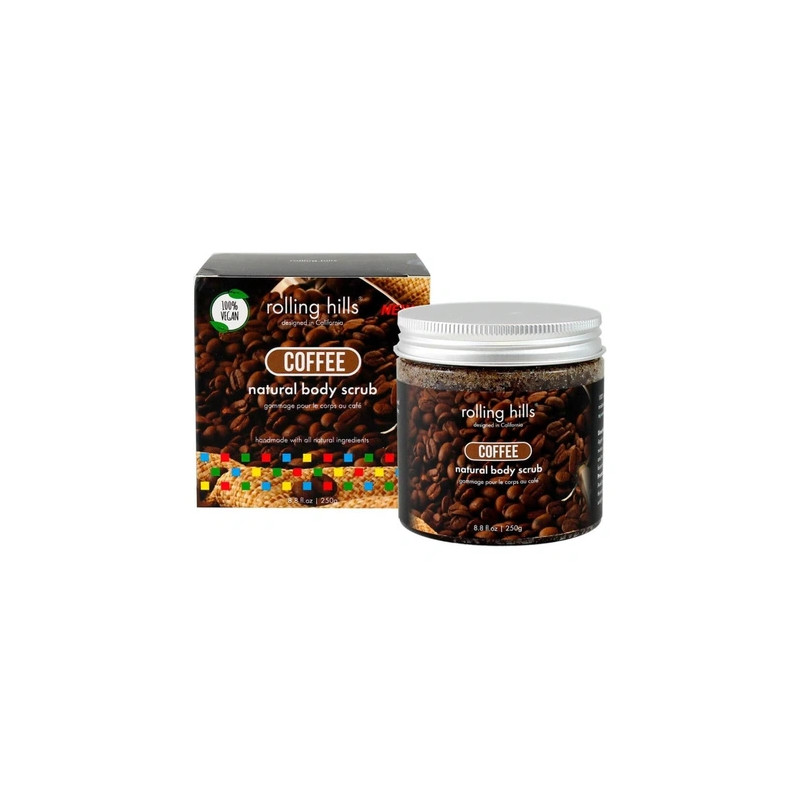 Rolling Hills Rolling Natural Body Scrub Coffee