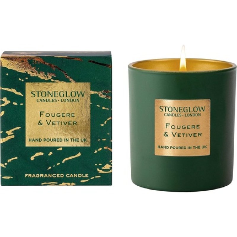 Stoneglow Luna Collection Fougere & Vetiver Scented Candle 220 Grams