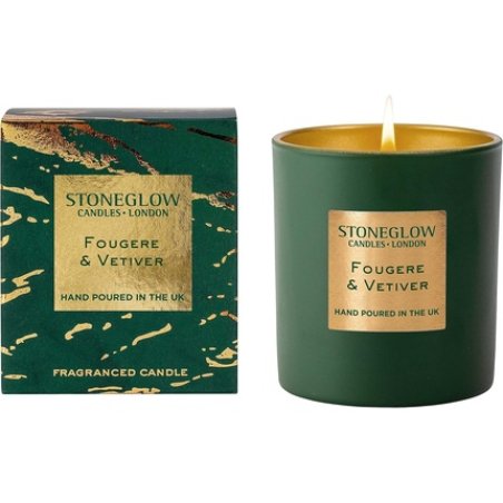 Stoneglow Luna Collection Fougere & Vetiver Scented Candle 220 Grams