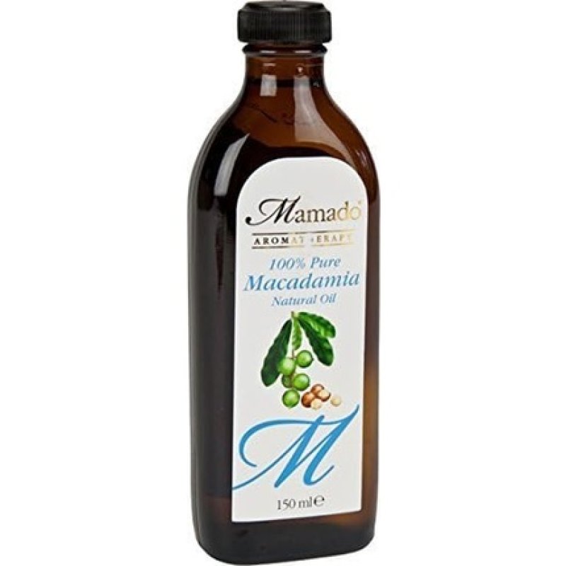 Mamado Aromatherapy Natural Macadamia Oil for Skin, Nails and Hair 150ml