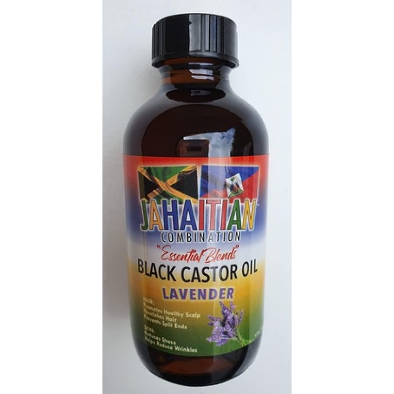 Jahaitian Black Castor Oil with Lavender
