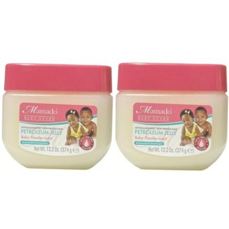 Mamado Baby Guard Petroleum Jelly with Baby Powder Scent 13.02 Oz 374g