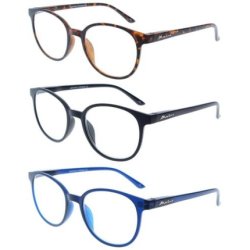 Classic Reading Glasses MRC-2 Made of High-Quality Plastic with Optional Sun Clip