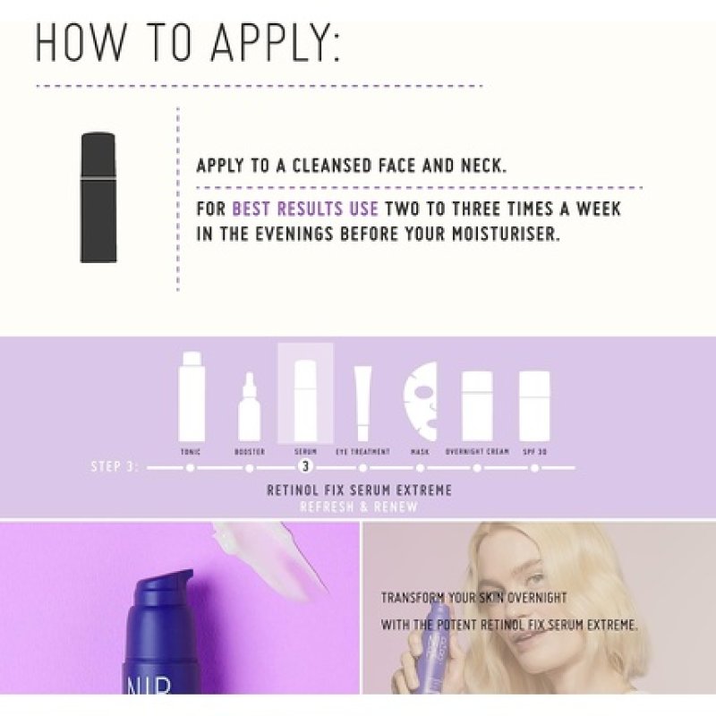 Nip Fab Retinol Fix Serum Extreme 0.3% with Aloe Vera and Peptides 50ml