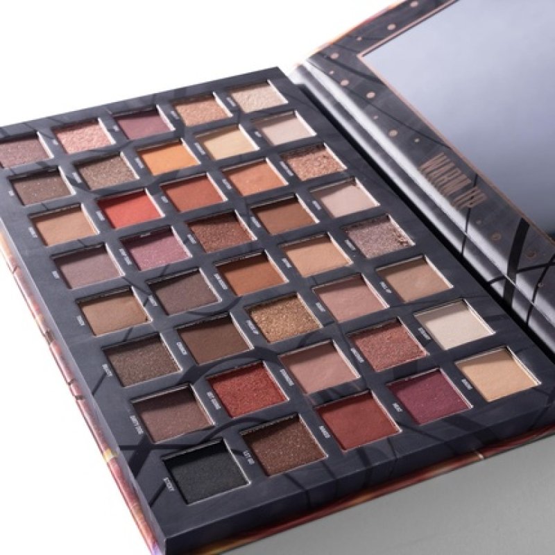 W7 Warm Up Pressed Pigment Palette 40 High Impact Warm Tone Colours