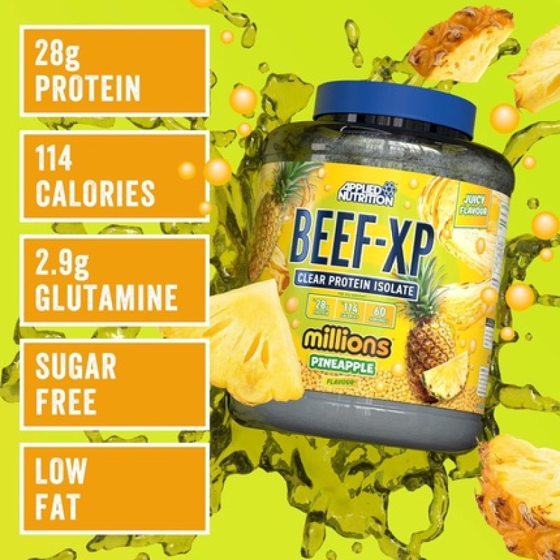 Applied Nutrition Beef XP Clear Hydrolyzed Protein Isolate Fruit Juice Style