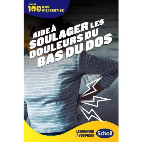 Scholl In-Balance Insole Anti-Pain Lower Back Medium