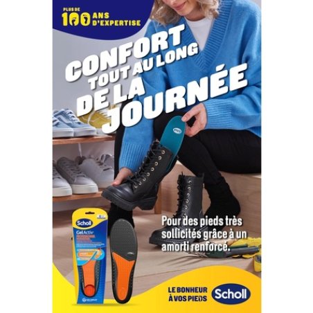 Scholl GelActiv Professional Women's Work Shoes with Long-Lasting Comfort and Shock Absorption Enhanced by GelWave