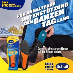 Scholl Gelactiv Work Insoles for Women - All-Day Comfort