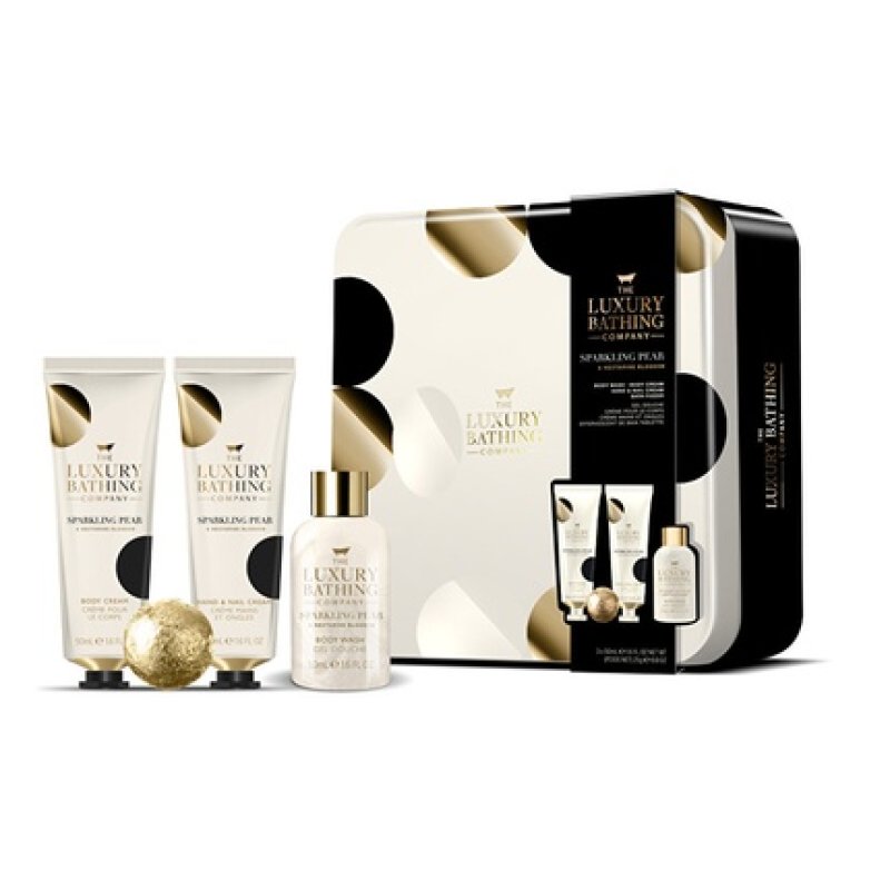 Body Care Gift Set in Tin Pear & Nectarine Blossom 4 pcs