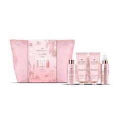 Body Care Gift Set in a Cosmetic Bag Vanilla & Sandalwood 5 Pieces