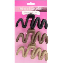 Brushworks Wave Claw Clips