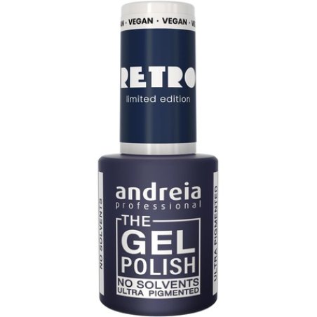 Andreia Professional The Gel Polish Solvent Free Gel RETRO Limited Collection Colour RT2 Sophisticated Dark Blue
