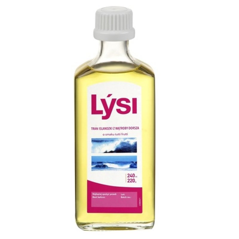 Lysi Tran Icelandic Dietary Supplement Tutti Frutti 240ml
