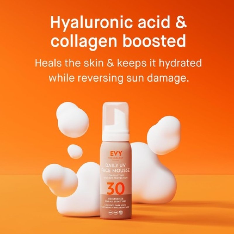 Evy Sunscreen Daily UV Face Mousse SPF 30 75ml