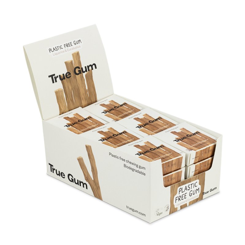 True Gum Chewing-gum à la Réglisse et à l’Eucalyptus