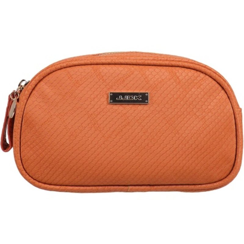 Jjdk Fern Lizard PU Toiletry Bag - Rust