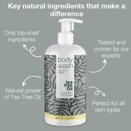Australian Bodycare Body Wash Tea Tree Oil and Lemon Myrtle 500ml