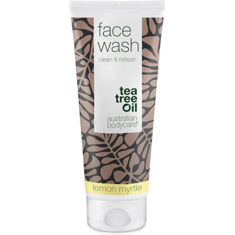 Face Wash 100ml Facial Cleanser with Tea Tree Oil and Lemon Myrtle for Oily Skin