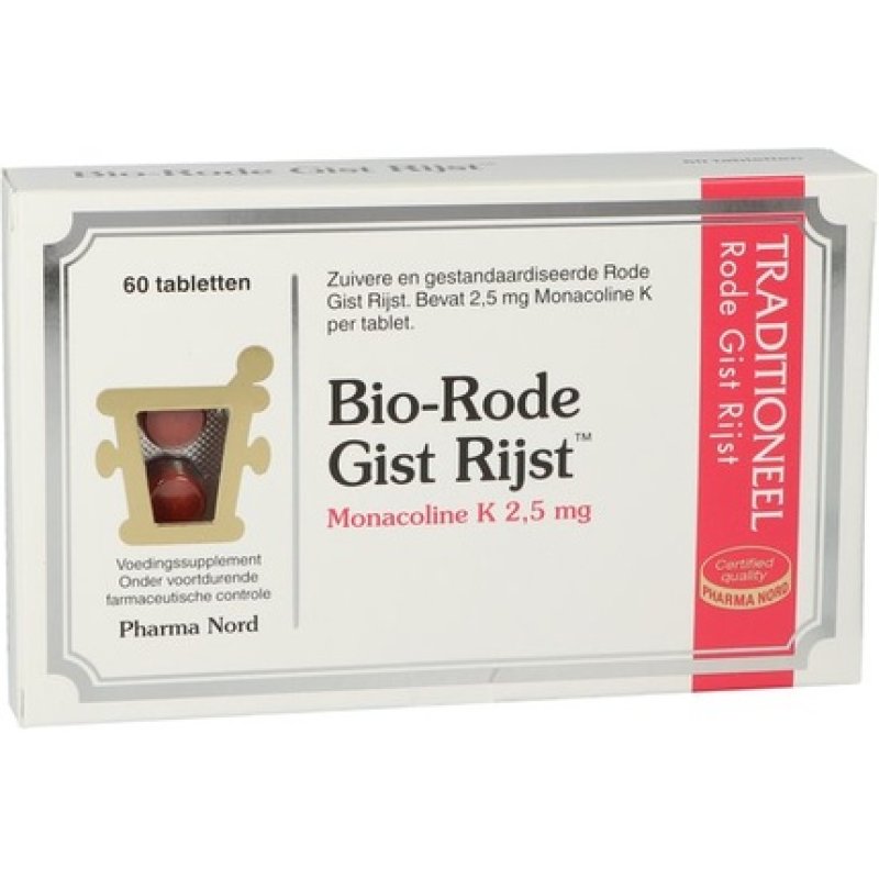 Pharma Nord Bio-Red Yeast Rice Monacolina K 2.5mg 60 tablets