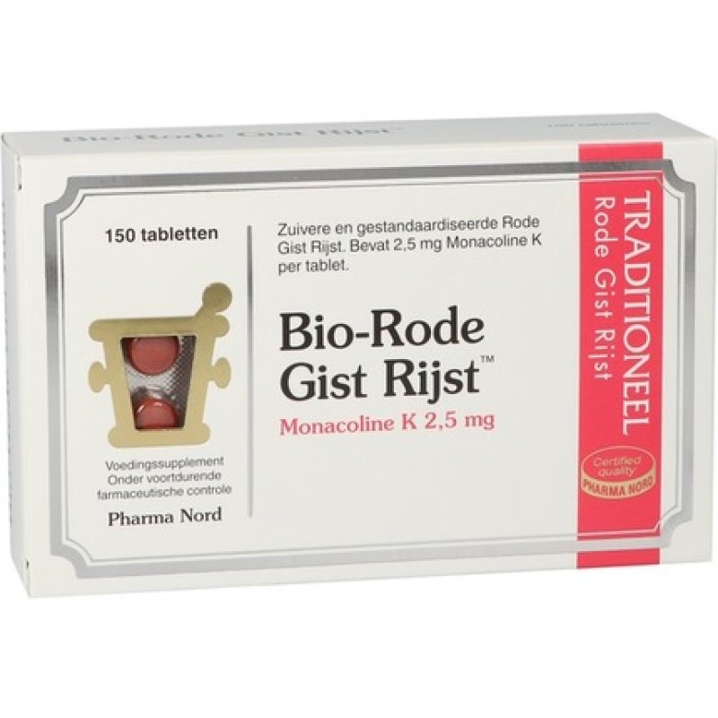 Pharma Nord Bio-Red Yeast Rice - 150 Tablets - Herbal Preparation
