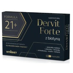 Vitadiet Dervit Forte with Biotin 60 Capsules