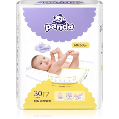 BELLA Panda Disposable Changing Mat 60x60 cm - Pack of 30