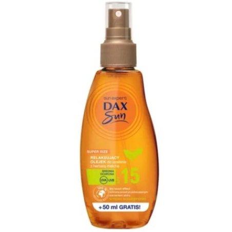 DAX Sun Relaxing Suntan Oil with Matcha Tea SPF 15 Spray 200ml