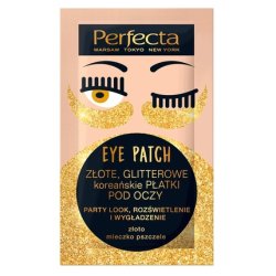 Perfecta Eye Patch Gold Glitter Korean Area Pod Pen