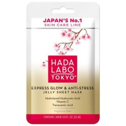 Hada Labo Tokyo Premium Express Glow Anti-Stress Jelly Sheet Mask