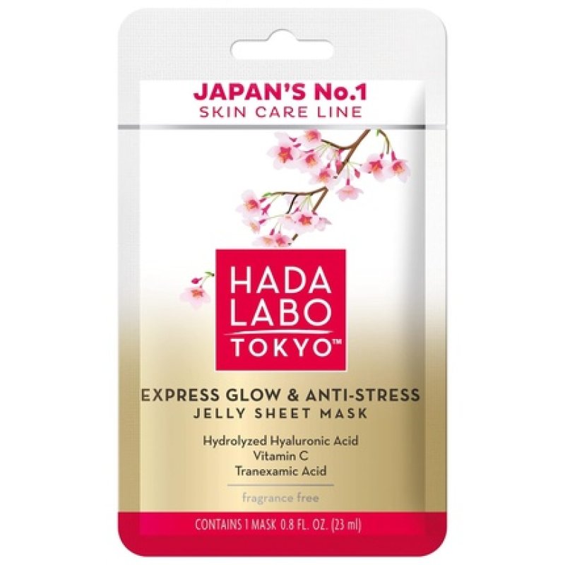 Hada Labo Tokyo Premium Express Glow Anti-Stress Jelly Sheet Mask