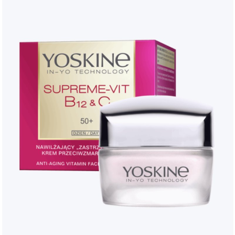 Yoskine Supreme-Vit B12 & C Anti Aging Vitamin Moisturizer 50 Day Cream 50ml