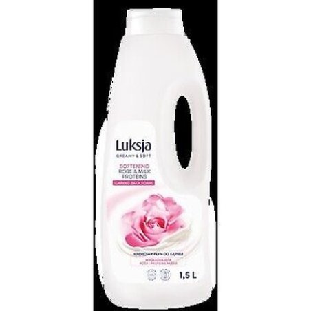 Luxja Creamy & Soft Creamy Bath Lotion Rose & Milk Protein 1500ml