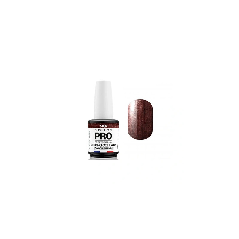 Mollon Pro Permanent Soak Off Nail Polish Zircon Crystal - 12ml