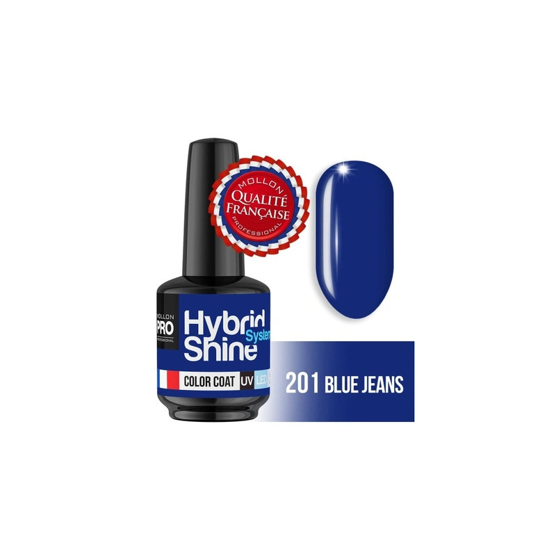 Mollon Pro Mol Hss 201 - Semi-Permanent Hybrid Shine Nail Polish