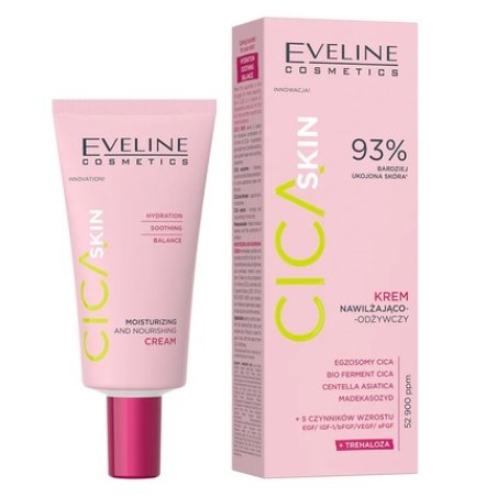 Eveline Cica Skin Moisturizing And Nourishing Cream 50ml