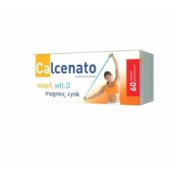Calcenato Vitamin D3 Magnesium Calcium Zinc 60 Tablets