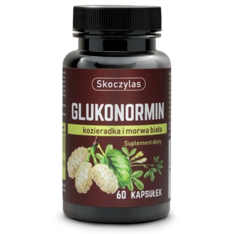 Skoczylas Glukonormin Fenugreek And White Mulberry Dietary Supplement 60 Capsules