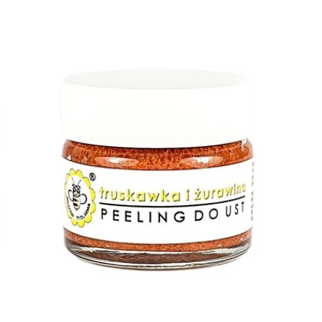 Honey Soap Factory Lip Scrub Strawberry And Cranberry 25g