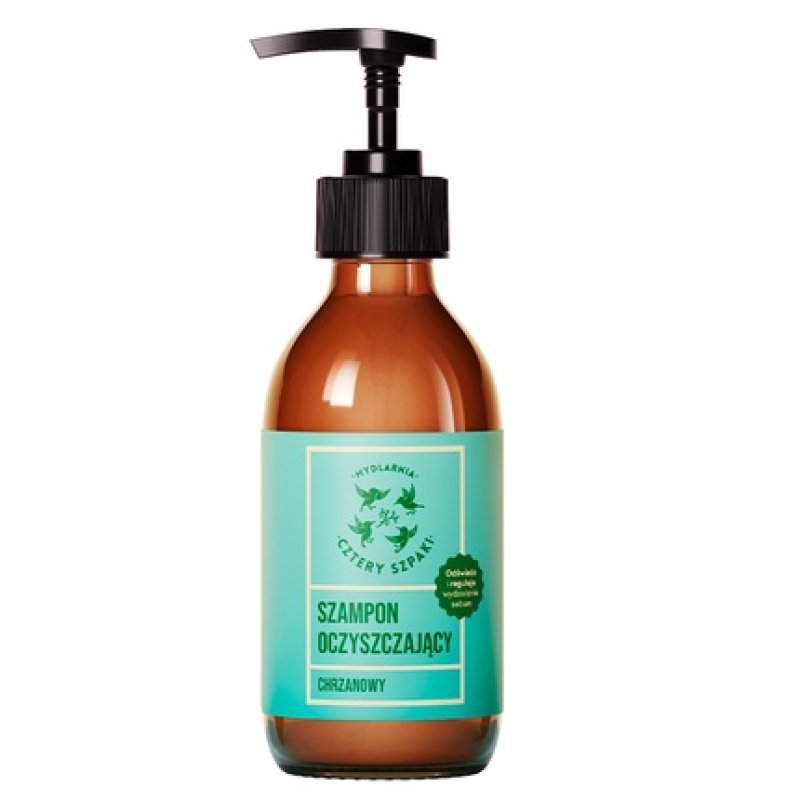 Mydlarnia Cztery Szpaki Cleansing Shampoo In Liquid Horseradish 300ml