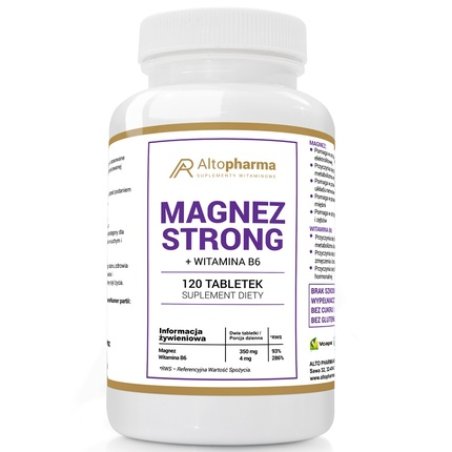 Altopharma Magnesium Strong Vitamin B6 Dietary Supplement - 120 Tablets