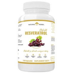 Natural Herbs Resveratrol Dietary Supplement 120 Capsules