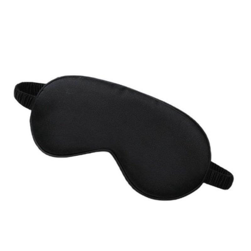 Ecarla Satin Eye Mask For Sleeping Black - Perfect For A Restful Sleep