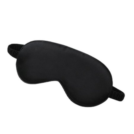 Ecarla Satin Eye Mask For Sleeping Black - Perfect For A Restful Sleep