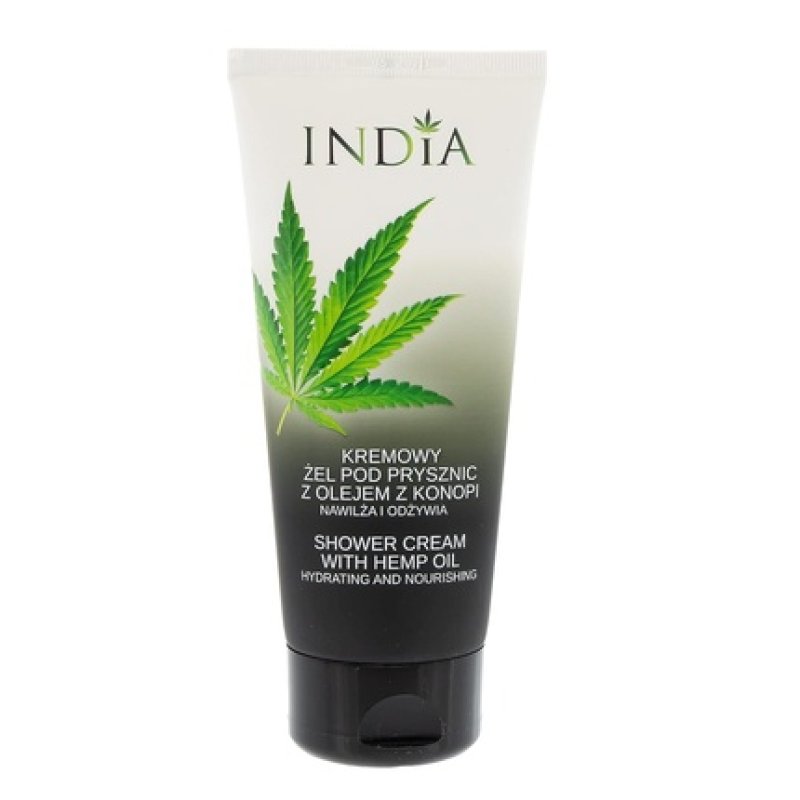 India Shower Cream with Hemp Oil 200ml