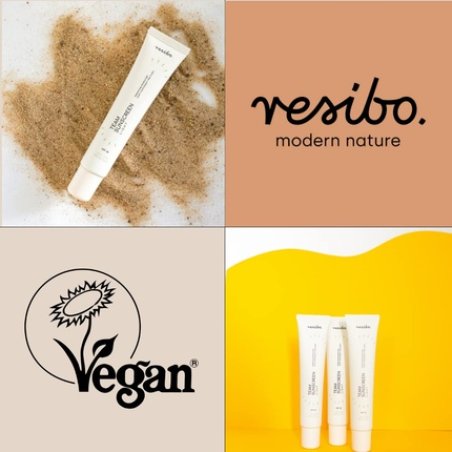 Resibo Natural Balancing Face Cream Team Sunscreen Light SPF 30 Moisturizing Cream Tinted Face Sunscreen Sun Protection